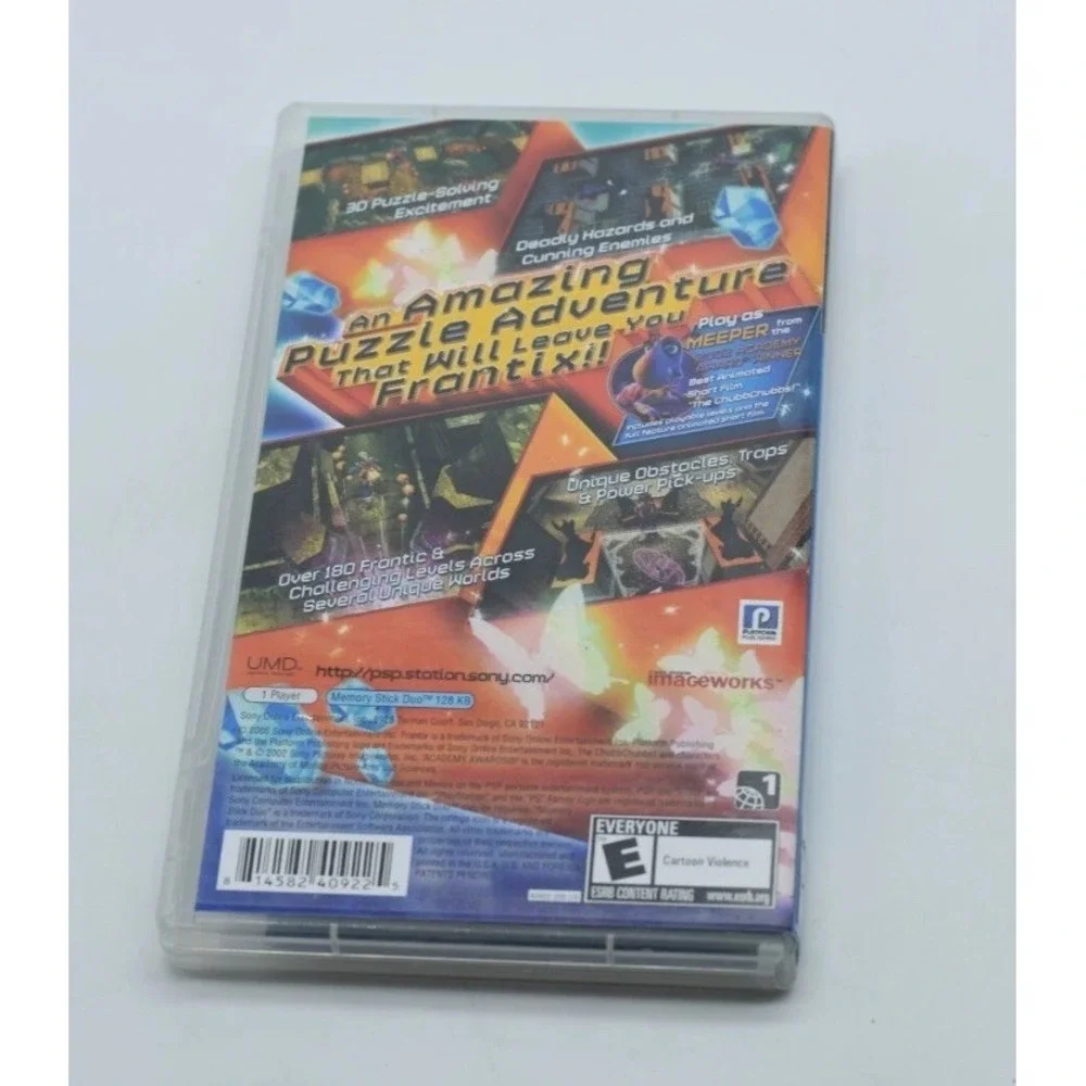 Frantix A Puzzle Adventure Sony PSP Game CIB Complete Manual UMD 2005 3D Puzzle